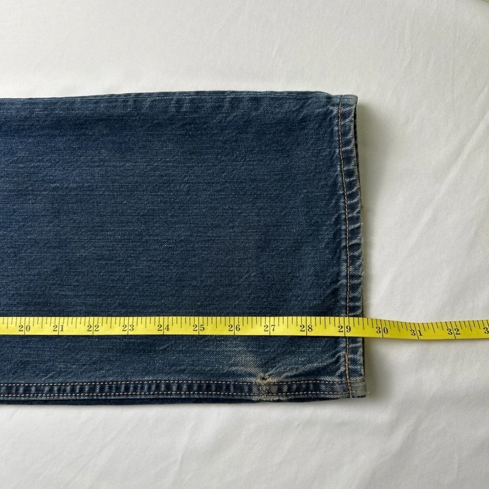 Gap Mens Easy Fit Jeans Blue 34x30 Straight Leg Medium Wash Faded Denim